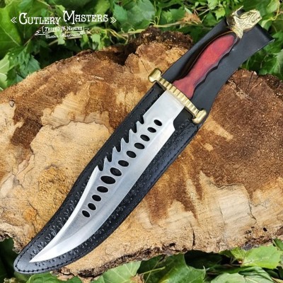 Dragon Scale Adventure Blade with stainless steel blade and Colorwood handle