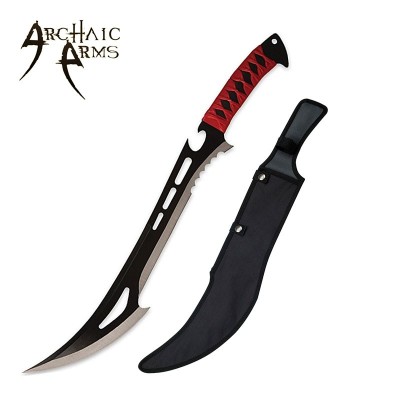Red Guardian Fantasy Sword with Sheath - Archaic Arms