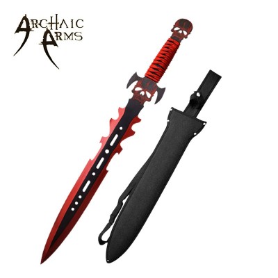 Archaic Arms Gladius Red Black Blade Fantasy Short Sword