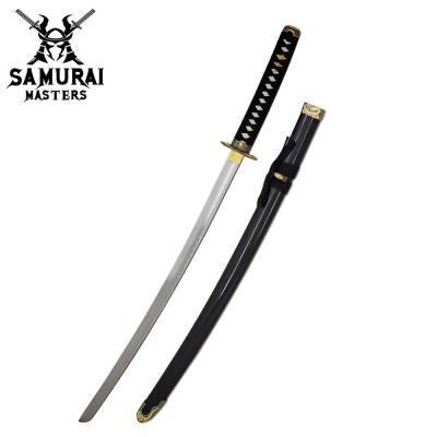 Two-Tone Dragon 3-Piece Samurai Katana Set with Display Stand