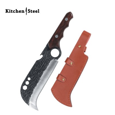 Shuryo Hand-Forged Butcher Knife – 7.8" Carbon Steel Blade