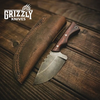 JAKE Cocobolo Hunting Knife – Compact & Handcrafted