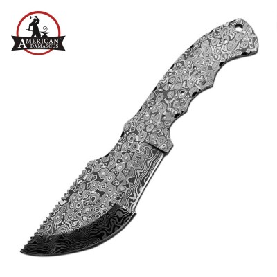 Raindrop Damascus Blank Blade