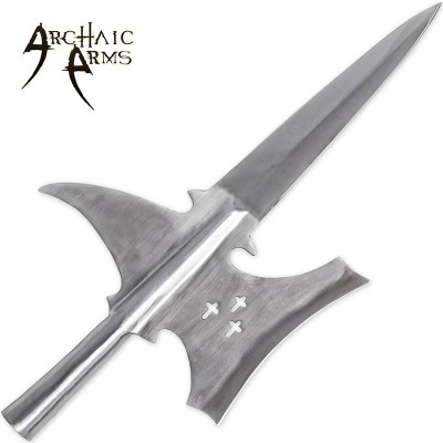 Coup De Grâce Medieval Halberd – Hand-Forged Templar Spearhead Replica