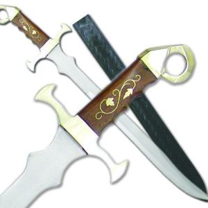 Rody Stan Stainless Steel Brass Ring Sword