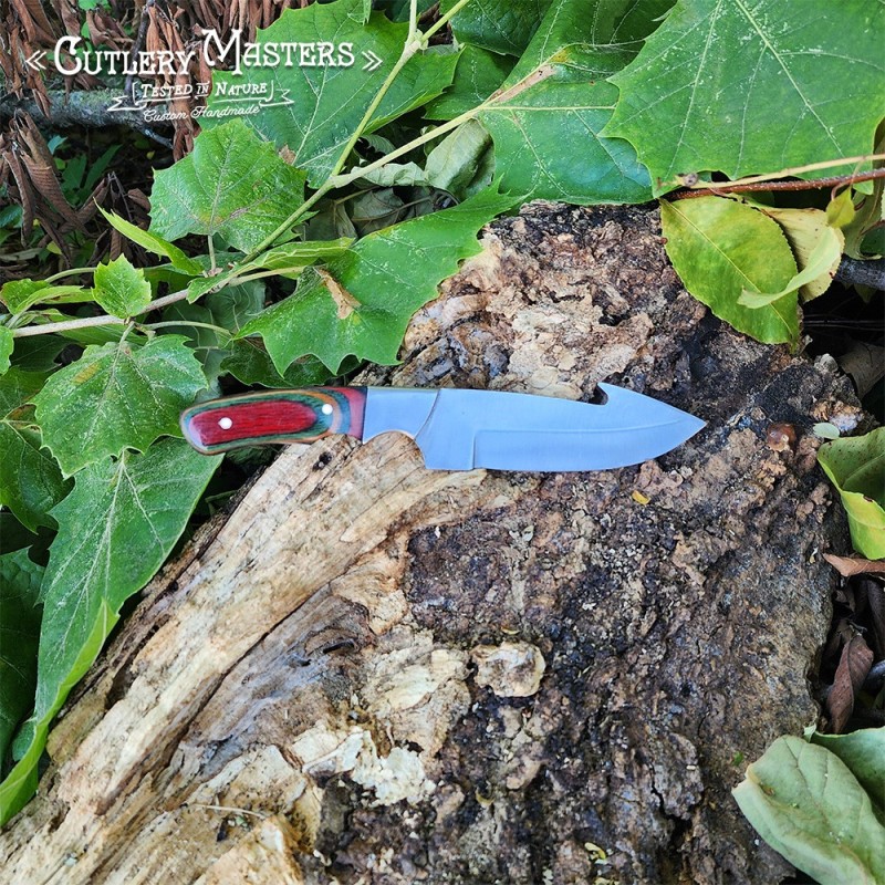 Guthook Hunter Knife with Wood Handle