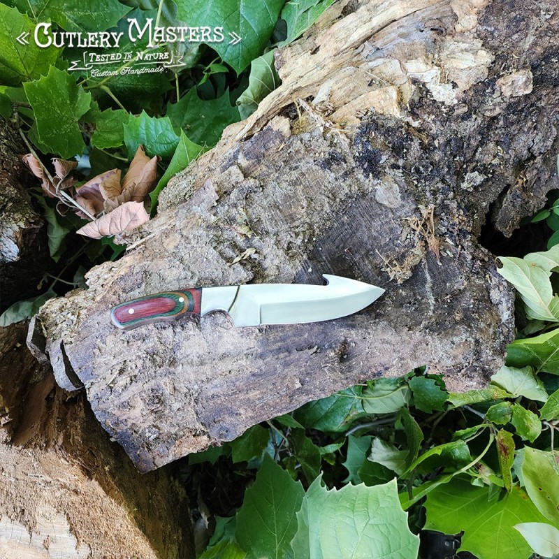 Guthook Hunter Knife with Wood Handle