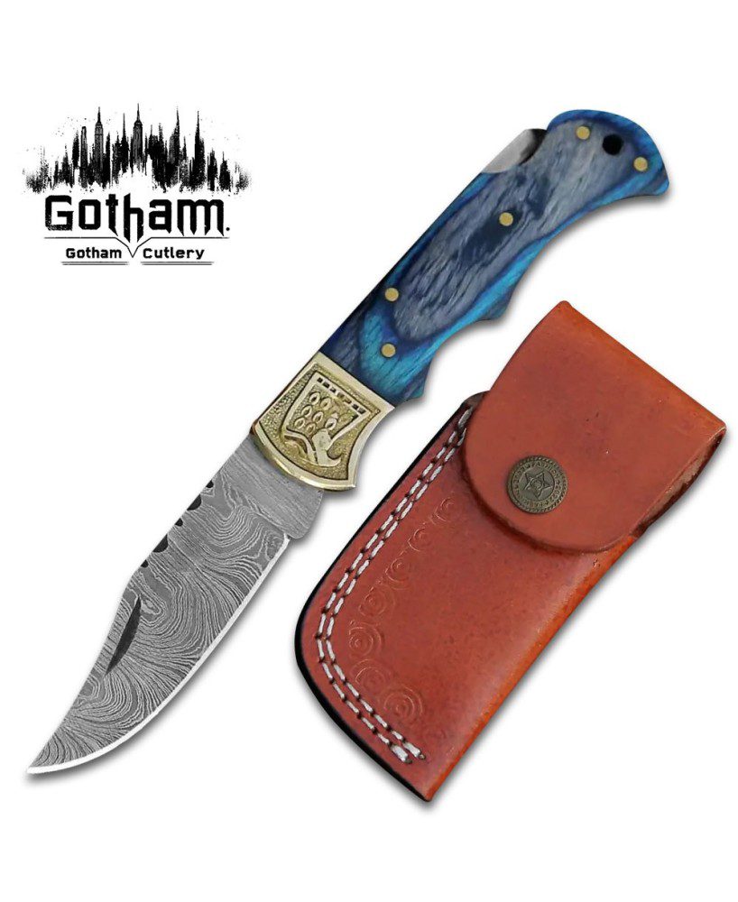 Eagle Handmade Damascus Steel Pocket Knife